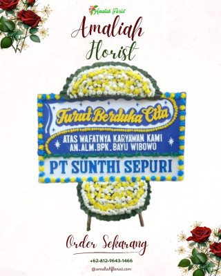 Papan Bunga Duka di Lere